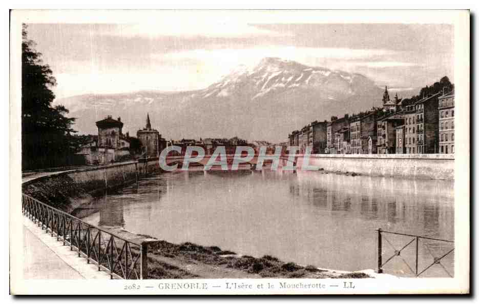 Grenoble — L'Isère et le Moucheotte — LL, n° 2082