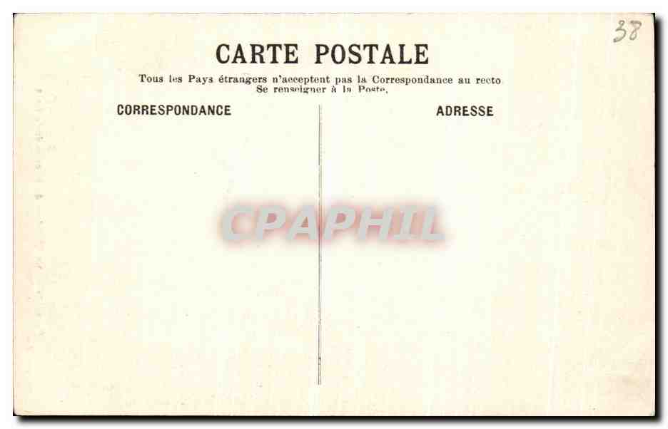 CPA Grenoble Le Ciborium de la Cathedrale — Verso