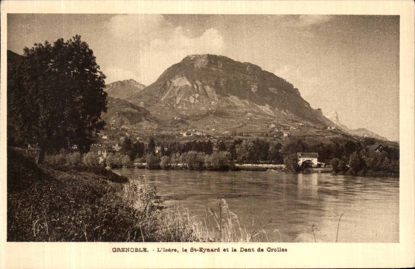 Grenoble — L'Isère, le St-Eynard et la Dent de Crolles — Éditions Martinotto Frères