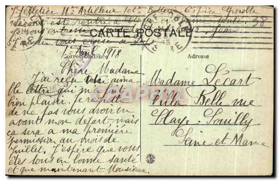 CPA Grenoble Pont de l Hopital et la Chaine des Alpes — Verso