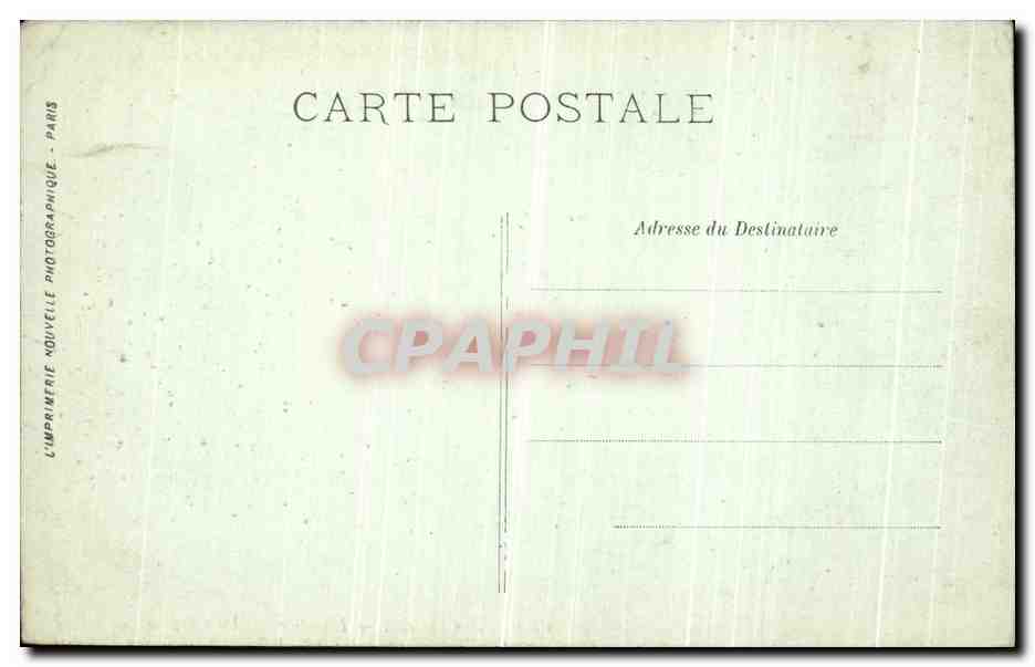 CPA Chateau De Chantilly L Entree La Chapelle — Verso