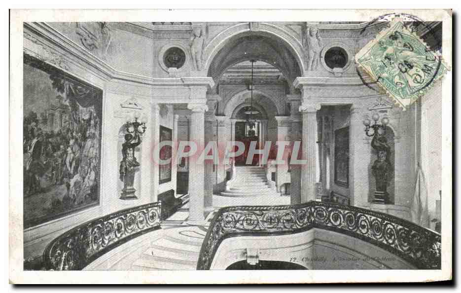 Chambéry, Le couloir du château — CPA n°19 — éditeur non visible