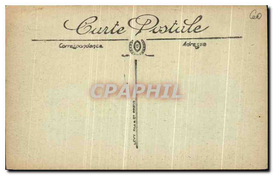 Château de Chantilly — Entrée de la Chapelle — LL. — Rückseite