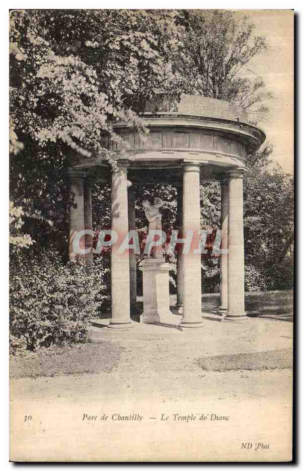 CPA Parc de Chantilly Le Temple de Diane