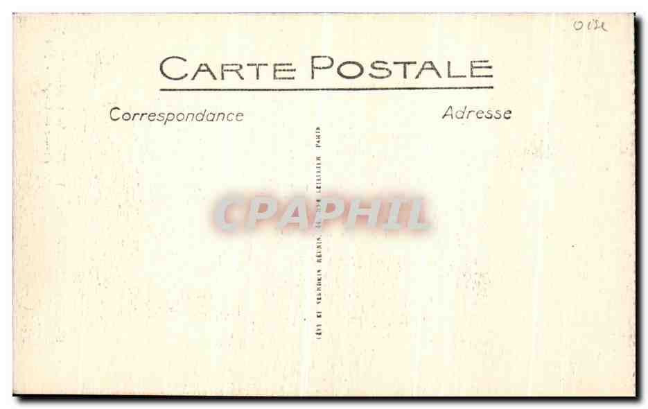 CPA Chateau De Chantilly Mausolee de Henri II Prince de Conde — Verso