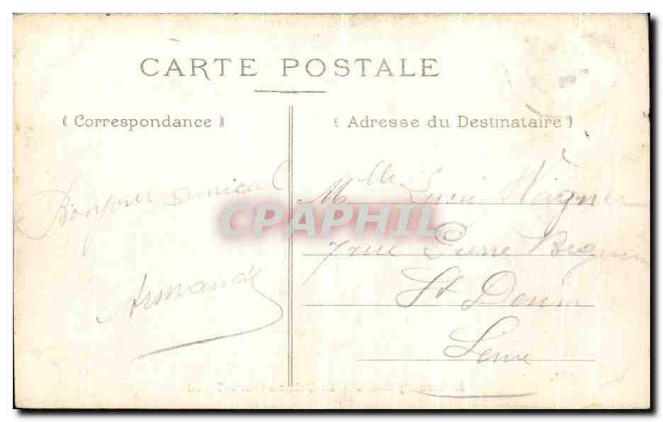 Chantilly (Oise) — Le Château (Nord-Ouest) — Édit. P. A. S. — Verso