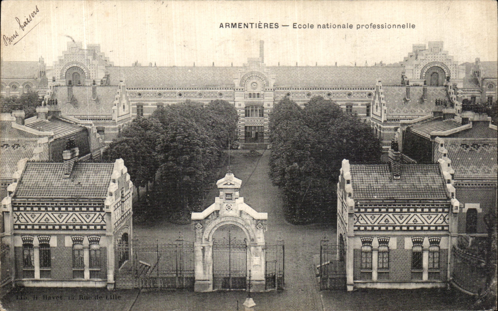 CPA Armentieres Ecole Nationale Professionnelle