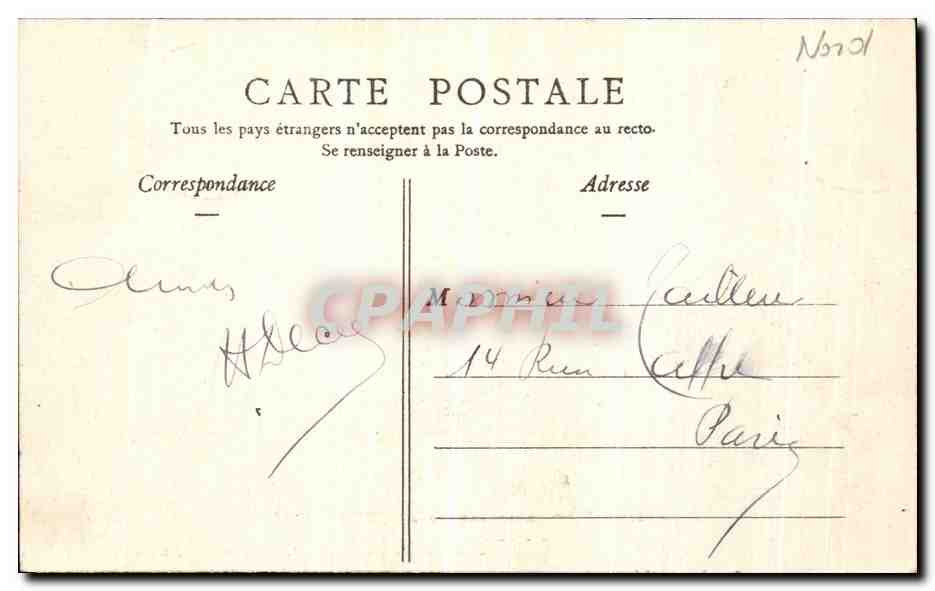 CPA Tourcoing Le Pavillon de la Turquie 1906 Turkey Exposition internationale  — Rückseite