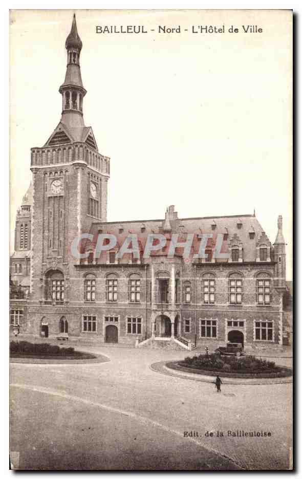 CPA Bailleul Nord L Hotel de Ville