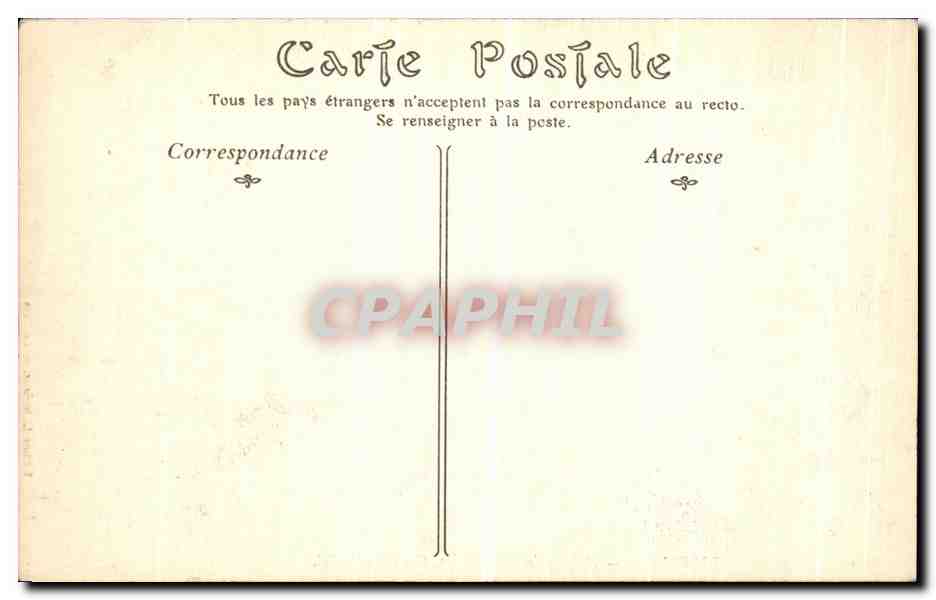 CPA Solesmes Abbaye des Benedictins Couloir Abbatial  — Verso