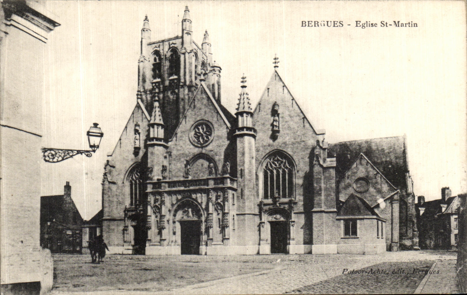 CPA Bergues Eglise St Martin 