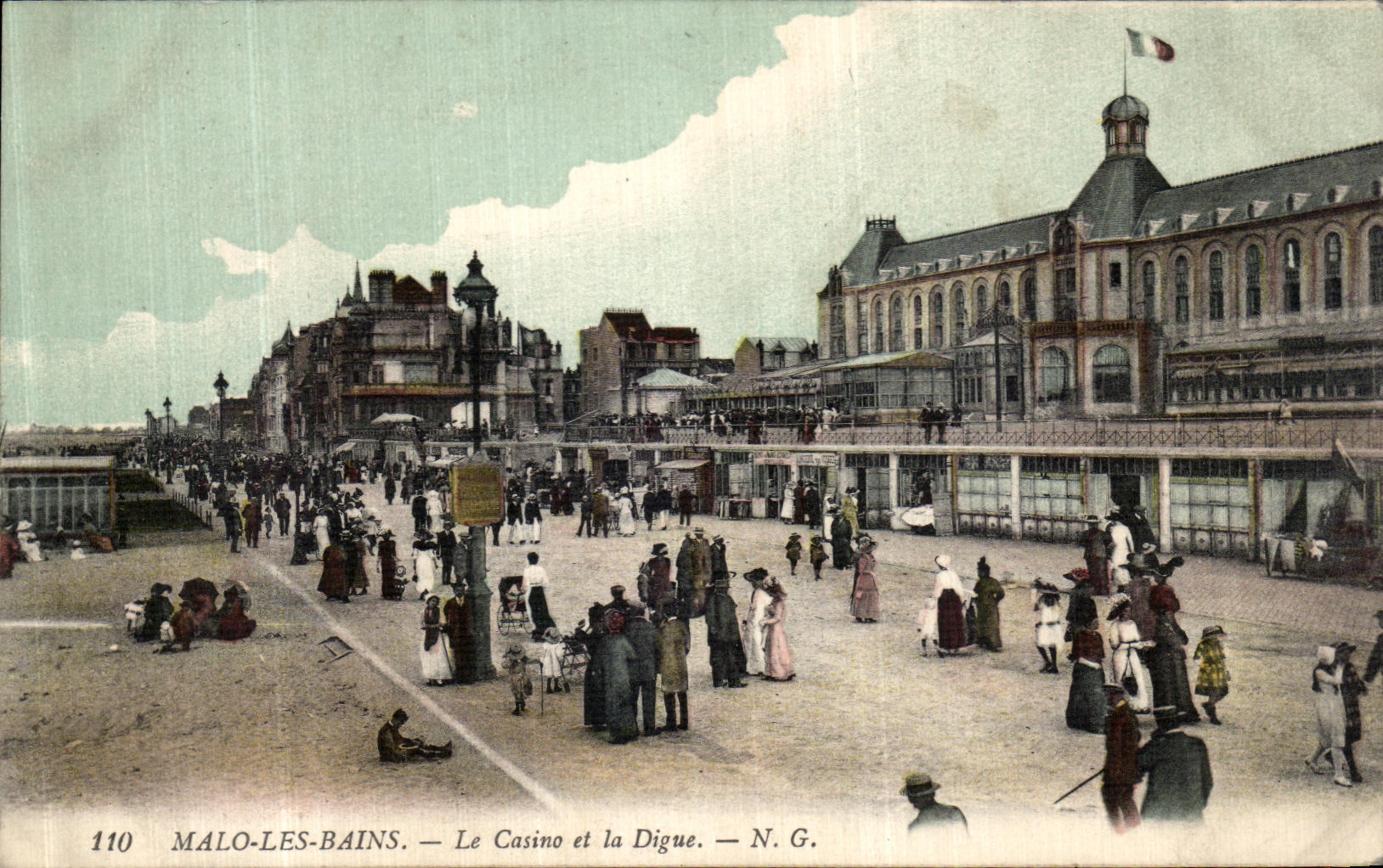 Malo-les-Bains — Le Casino et la Digue — N. G. — n° 110
