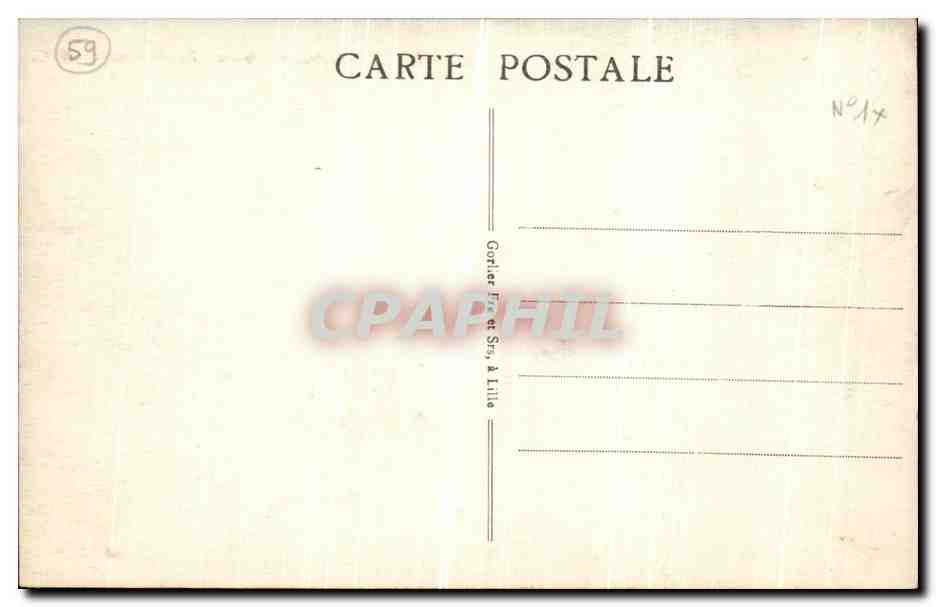 CPA Lille L Ancienne Bourse Vue d Ensemble  — Rückseite