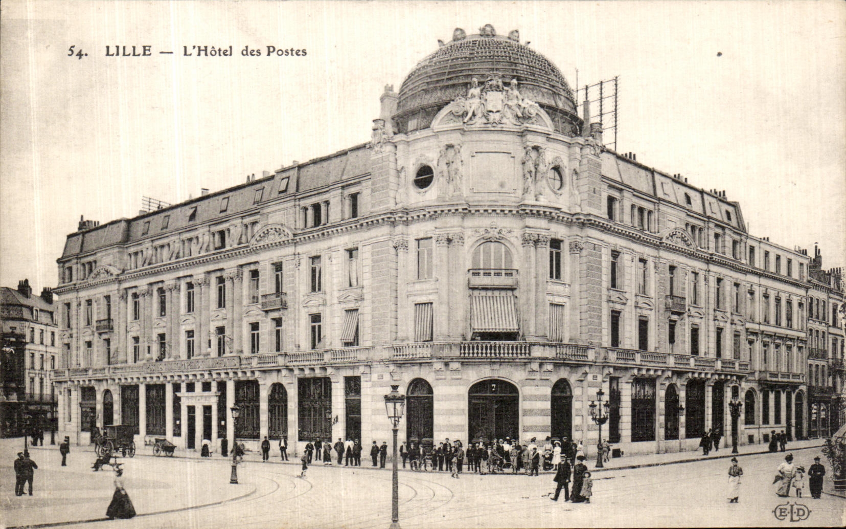 CPA Lille L Hotel des Postes 