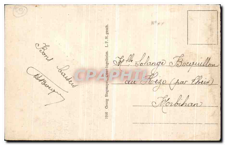 CPA Lille La Colonne du Siege  — Rückseite