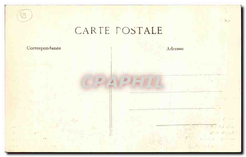 CPA Lille Facade de La Nouvelle Bourse et du Nouveau Theatre  — Rückseite
