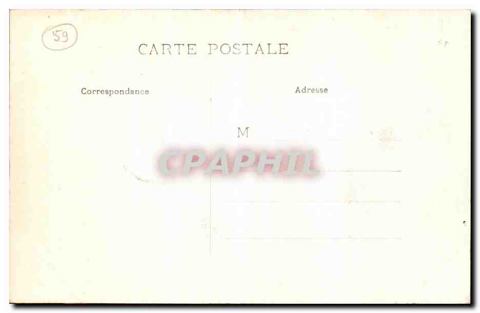 CPA Lille L Ecole des Arts et Metiers  — Rückseite