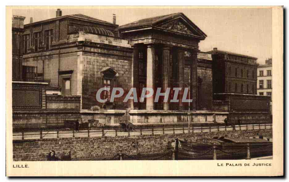 CPA Lille Le Palais De Justice