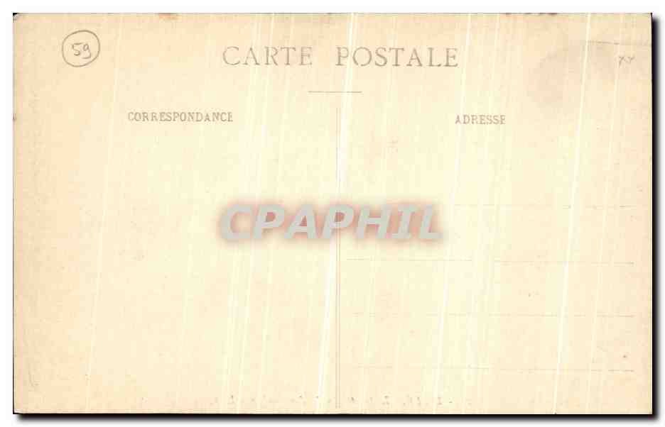 CPA Lille La Grotte Du Jardin Vauban  — Verso