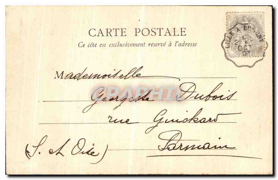 CPA Lille Portail de l Eglise Saint Maurice  — Rückseite