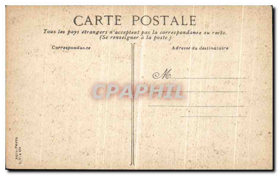 CPA Lille l Eglise du Sacre Coeur Tramway Coiffeur — Rückseite