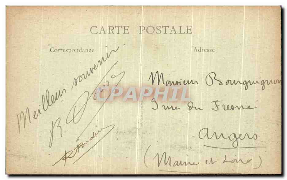 CPA Lille Le Grand Theartre et La Bourse  — Rückseite