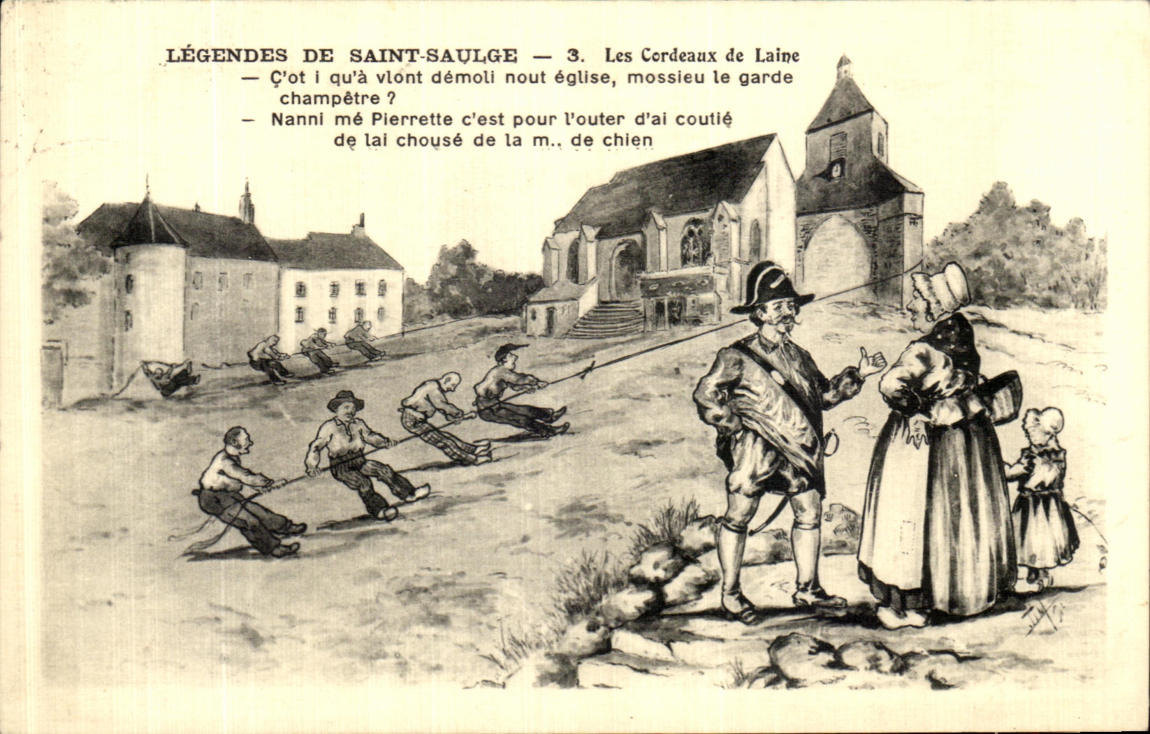 Légendes de Saint-Saulge — 3. Les Cordeaux de Laine — Édition Portrait