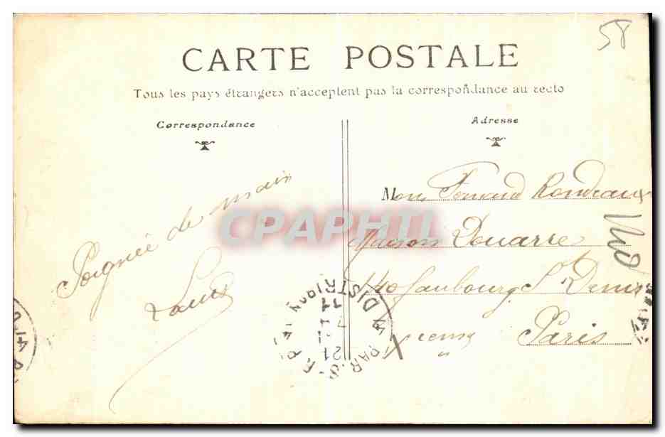 CPA Legendes De Saint Saulge L election d un maire Folklore  — Rückseite