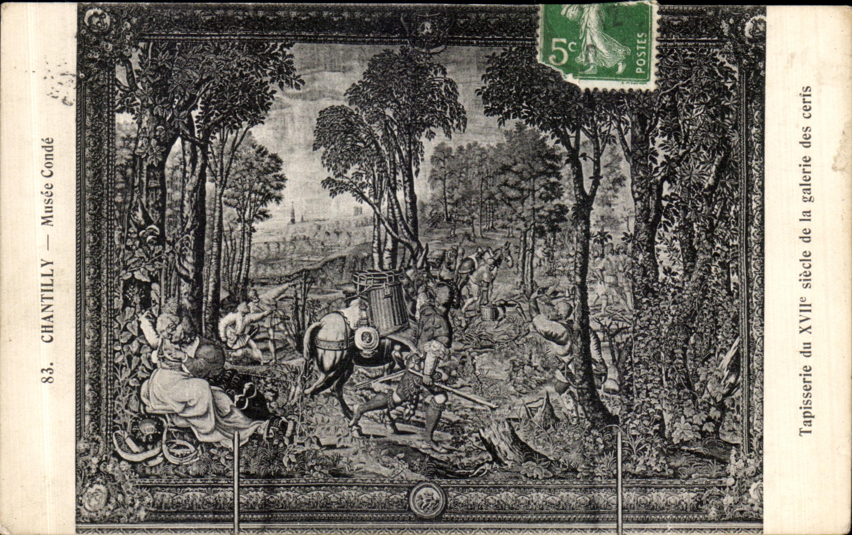 17. Jahrhundert Teppich — Museum Chantilly — Verlag Héllotype Bourdier et Faucheux