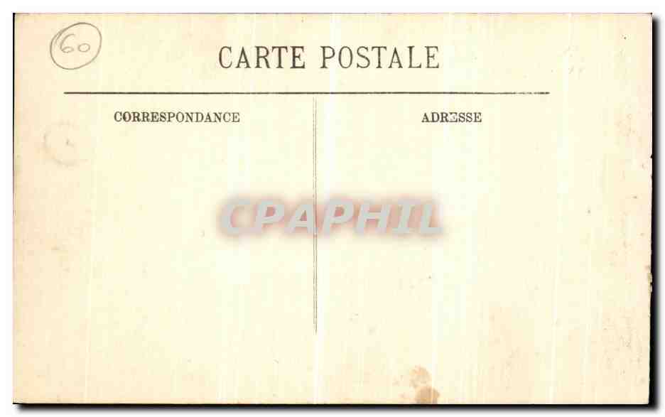 Château de Chantilly — La Façade Ouest — LL. — Rückseite
