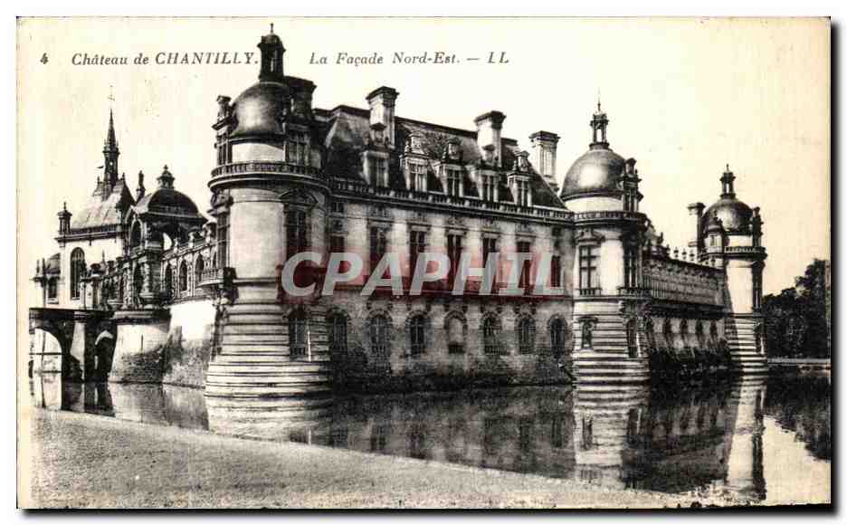 Château de Chantilly — La Façade Nord-Est — LL