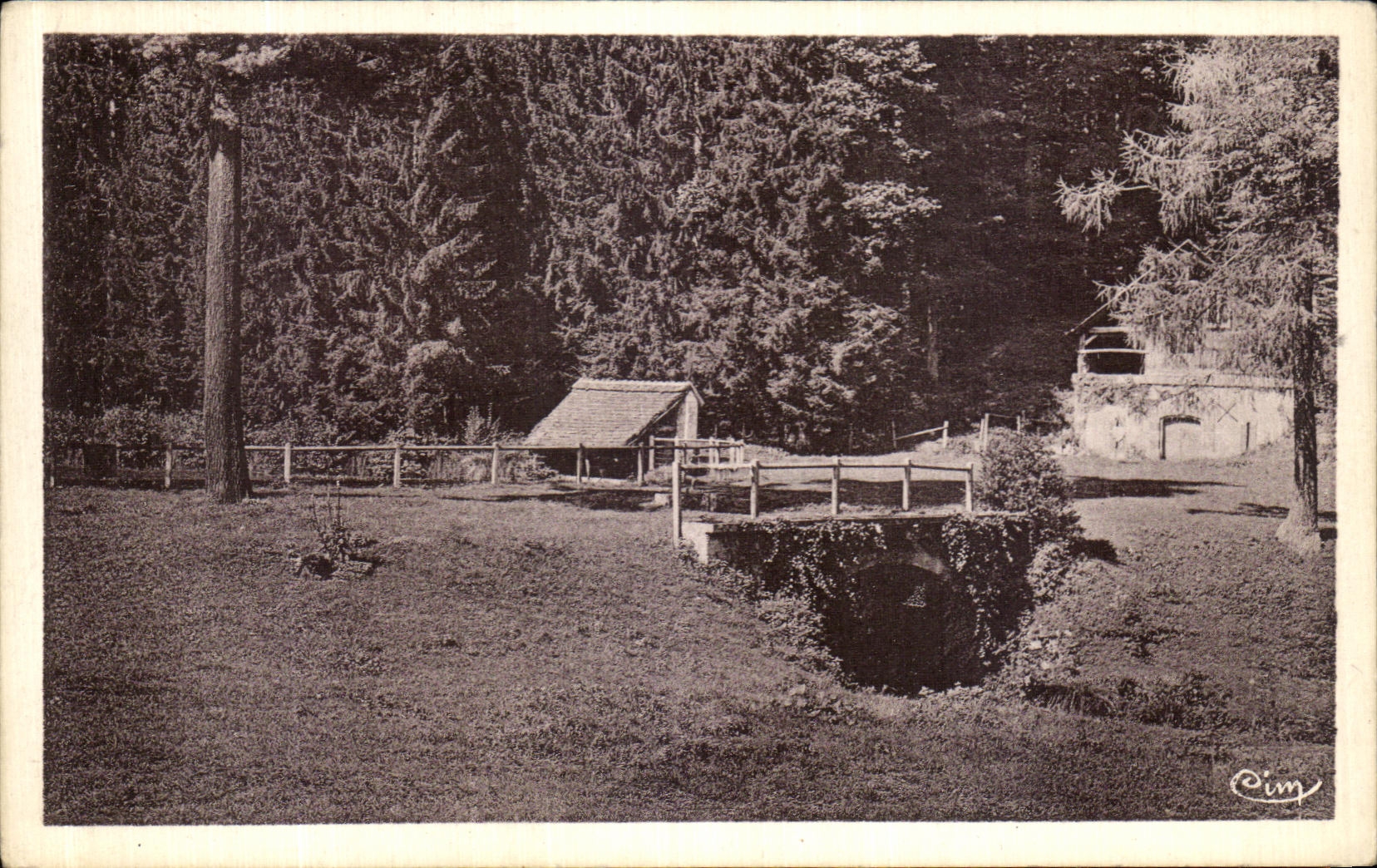 CPA St Aubin les Forges Etang de la Douai
