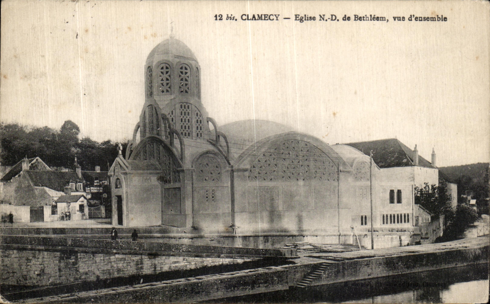 CPA Clamecy Eglise ND de Bethleem Vue d ensemble 