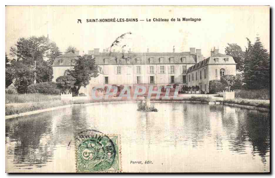 CPA St Honore les Bains Le Chateau de la Montagne