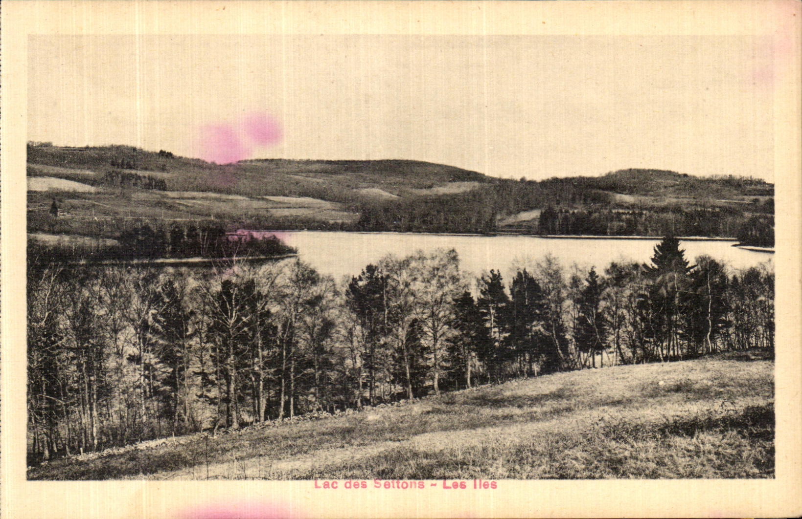 CPA Lac des Settons Les Iles