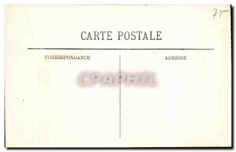 CPA Paris Hotel Des Invalides Musee d artillerie Salle des armures  — Rückseite