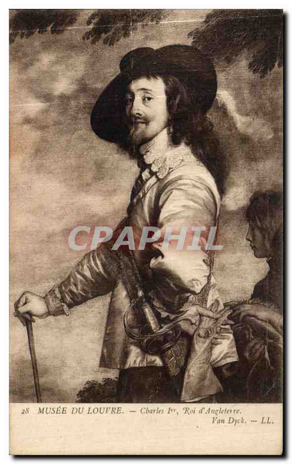 CPA Musee Du Louvre Charles 1er Roi d Angletere