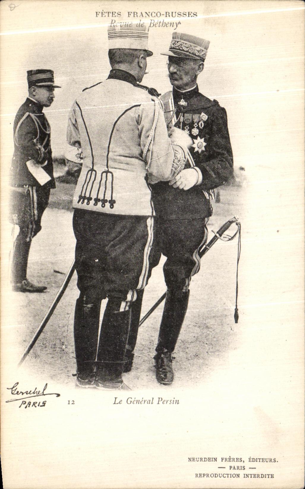 Fêtes Franco-Russes — Revue de Béthény — Neurdein Frères, Éditeurs, Paris