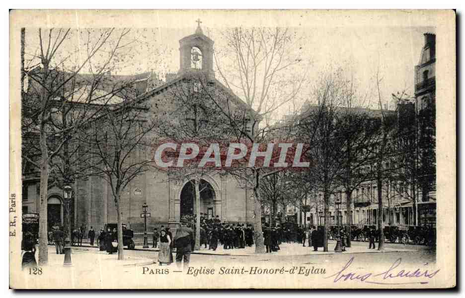 CPA Paris Eglise Saint Honore d Eylau