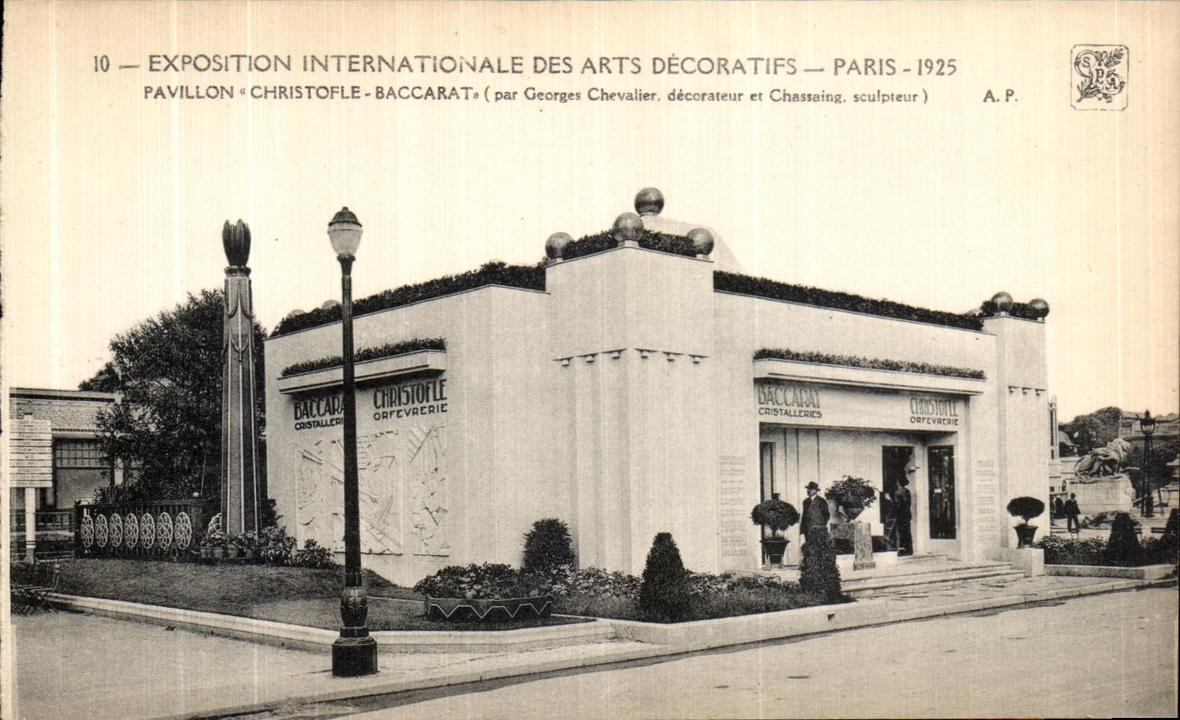Pavillon Christofle-Baccarat — Internationale Ausstellung für Dekorative Künste — Paris 1925 — von Georges Chevalier und Chassaing