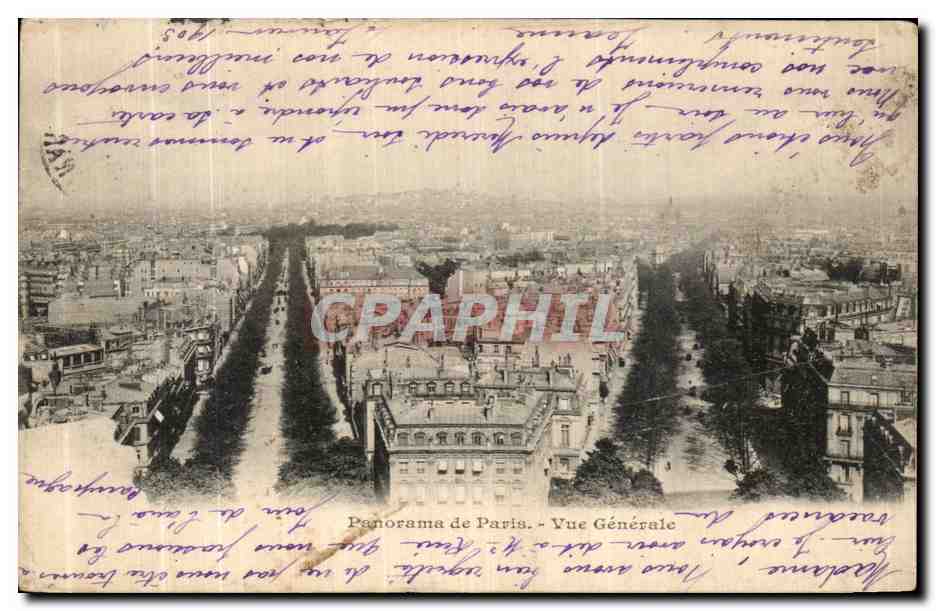 CPA Panorama de Paris Vue Generale