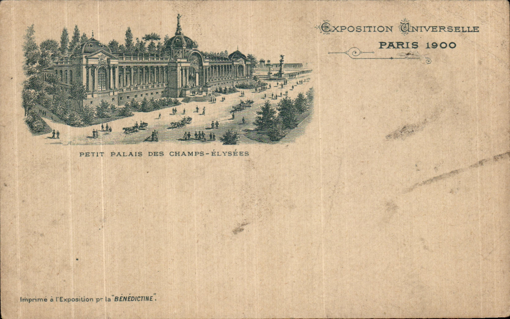 CPA Paris Petit palais des Champs elysees Exposition universelle 1900