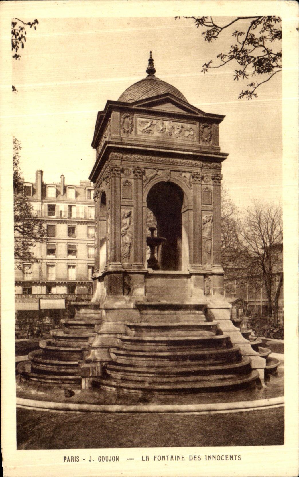 CPA Paris Goujon La fontaine Des Innocents