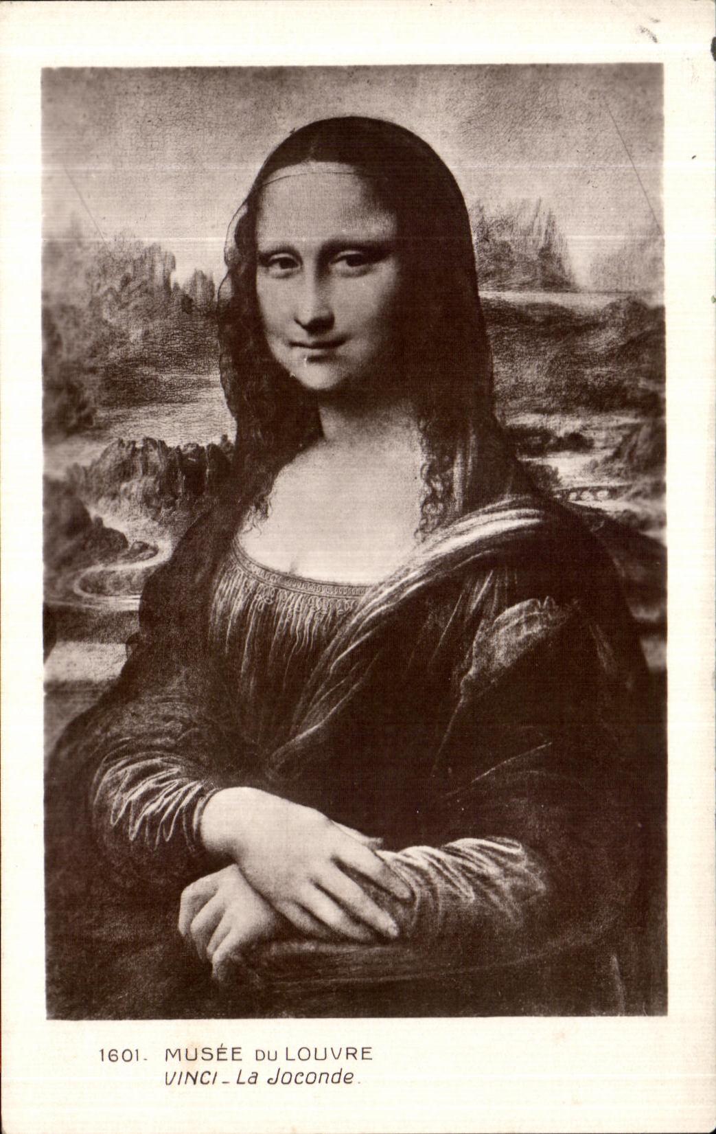 CPA Musee Du Louvre Vinci La Joconde