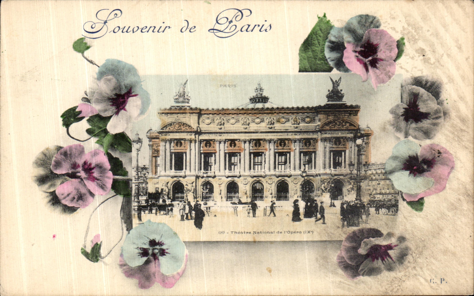 CPA Souvenir de Paris Theatre national de l Opera