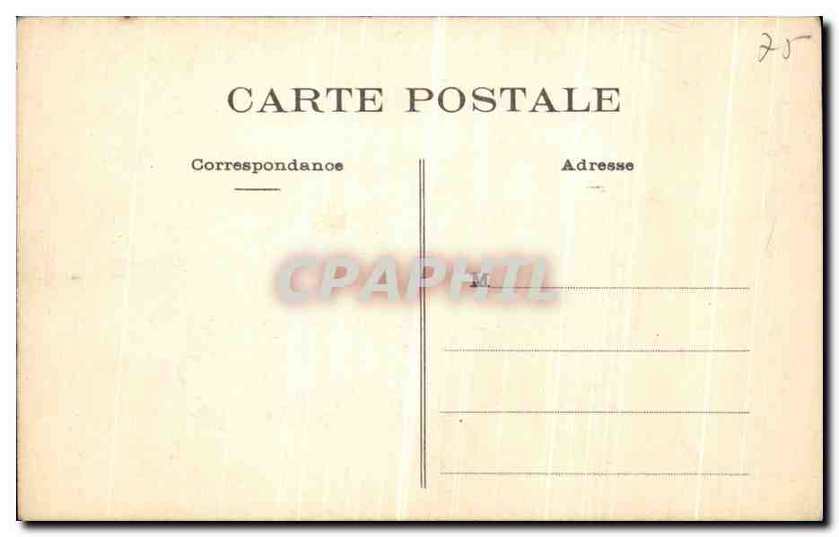 CPA Souvenir de Paris Theatre national de l Opera — Rückseite