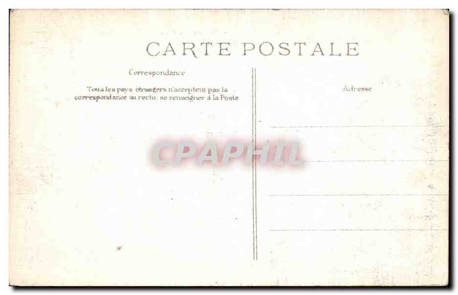 Crue de la Seine — Janvier 1910 — Paris — Boulevard Diderot et Rue de Bercy, pris de la Tour de l'Horloge de la gare de Lyon — Rückseite
