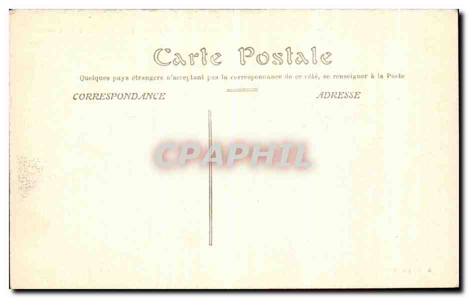 CPA Paris Inonde Cliche janvier 1910 Le Pont Solferino  — Rückseite