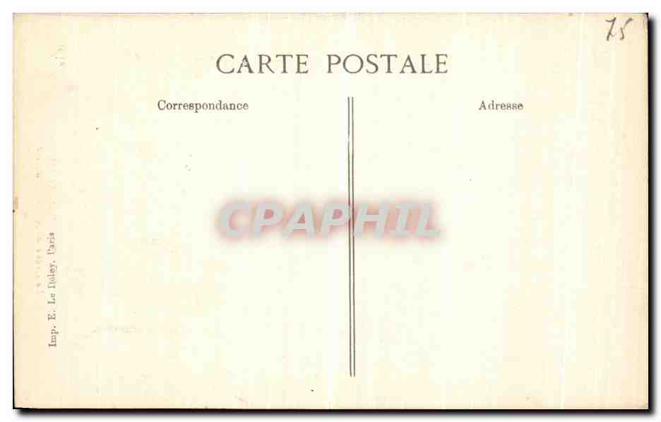 CPA Paris Le chasse de Sainte Madeleine Saint Maximin — Rückseite