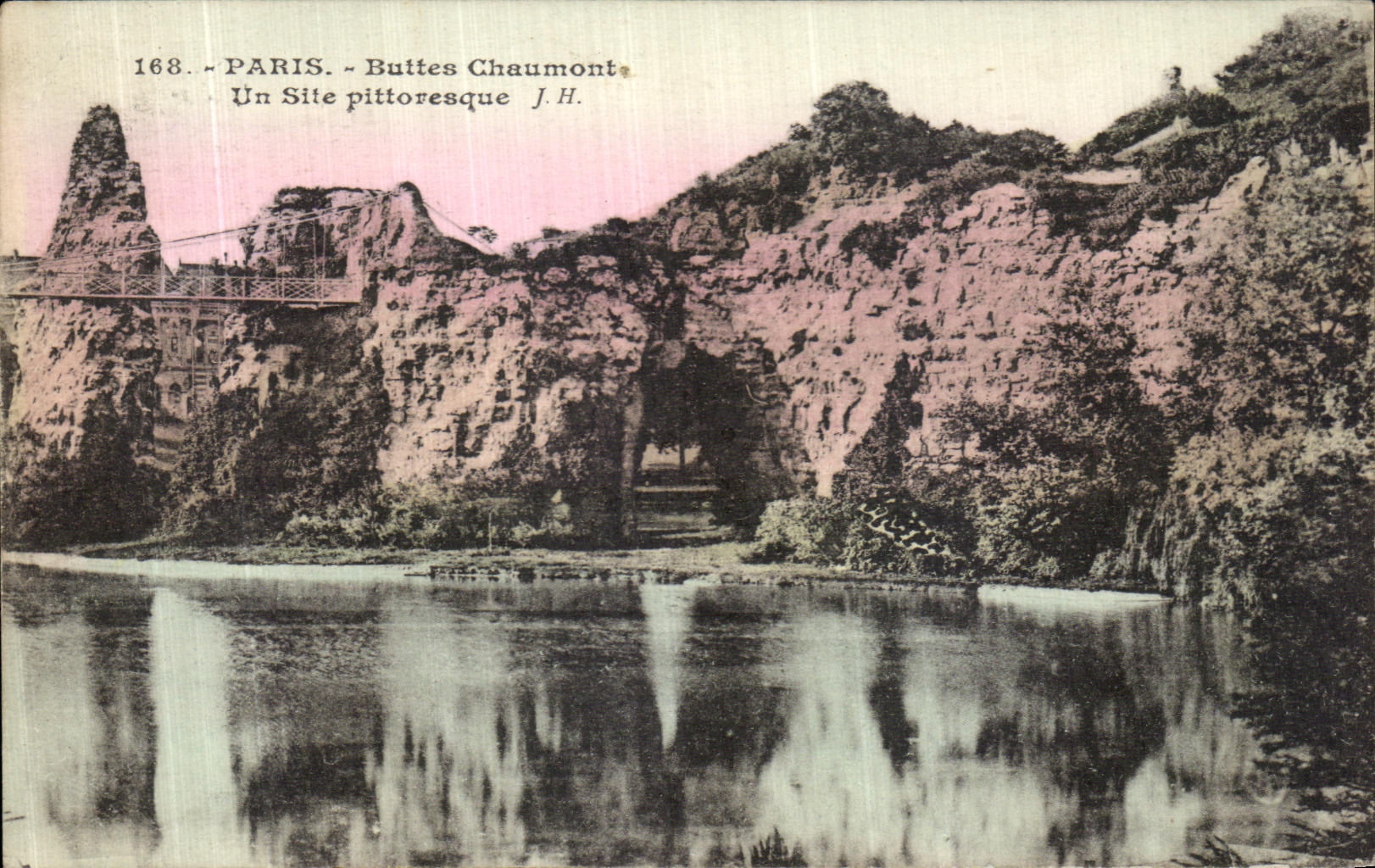 CPA Paris Buttes Chaumont Un Site Pittoresque